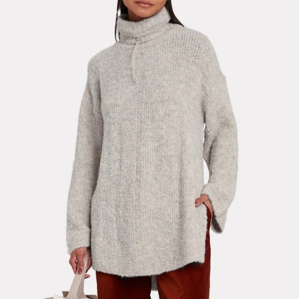 HOLZWEILER Ecru‎ Beige Barlind Oversized Turtleneck Sweater Wool Alpaca Blend S